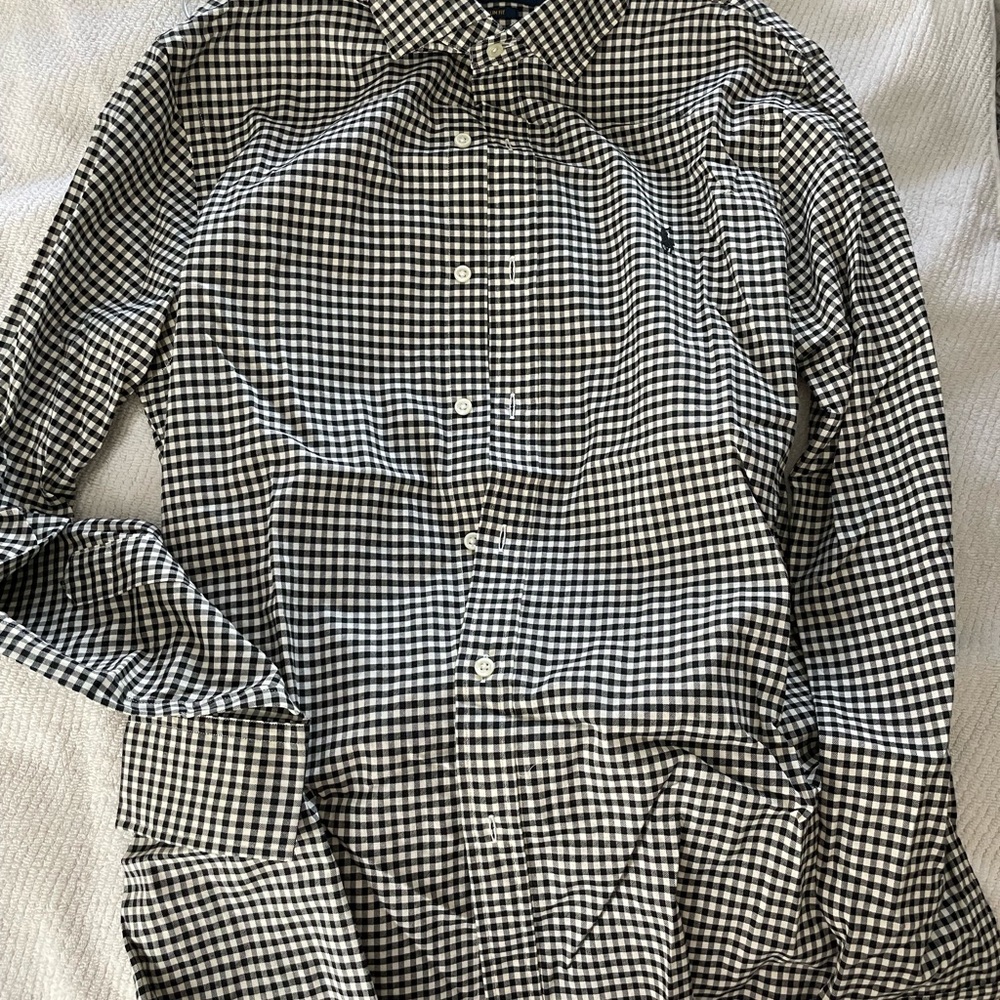 Polo Gingham Shirt - Slim Fit - M